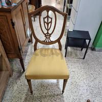 SEDIE PZ. 6 SEDUTA GIALLA