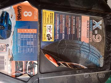 catene da neve  LAMPA 8mm - MAI USATE