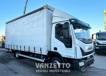 Iveco 75E21 Eurocargo cassone con centina e telo s