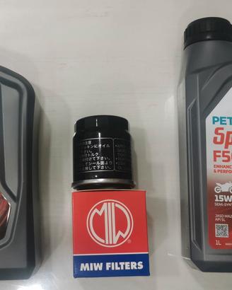 kit tagliando Cambio Olio Piaggio beverly