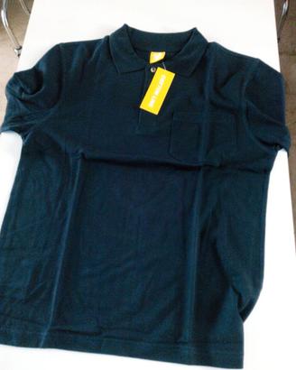 MAGLIETTE POLO MANICHE LUNGHE COL.BLUE