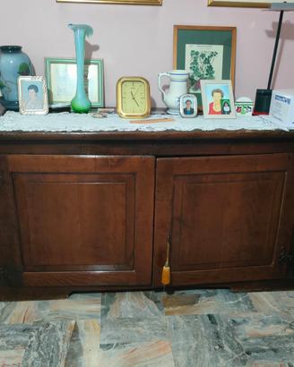 Credenza in noce fine 1800