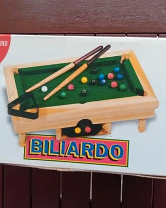 Gioco biliardo