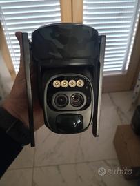 Telecamera wifi con pannello solare