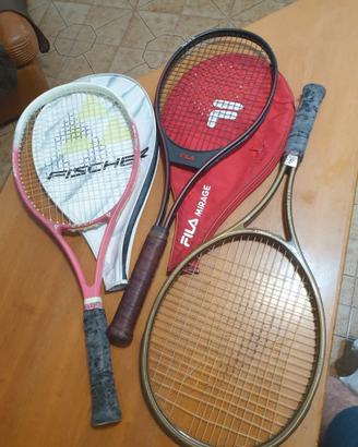 Lotto n. 3 racchette da tennis vintage