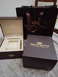 scatola orologio philip watch 