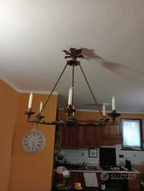 lampadario a candele 