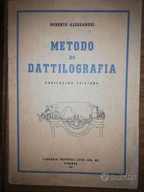 Metodo di dattilografia R. Alessandri 1952