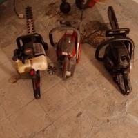 Sega decespuglia soffiatrice compressore