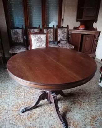 SALA DA PRANZO IN NOCE