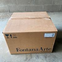 Coppia lampadari mod. Cloche Fontana Arte grigi