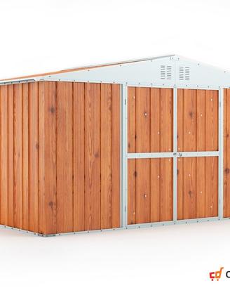 Box lamiera deposito Acciaio 403x269 fin legno