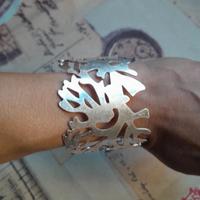 bracciale rigido argento