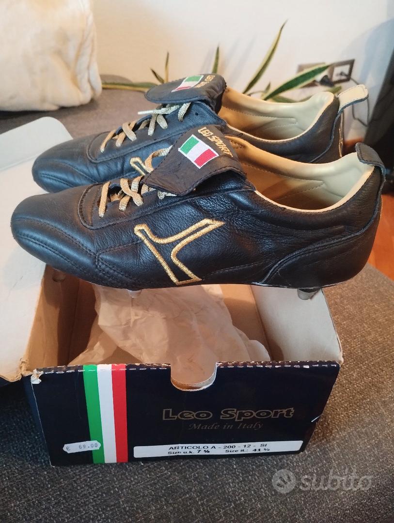 Scarpe calcio Leo sport in pelle tg 41.5 Sports In vendita a Siena