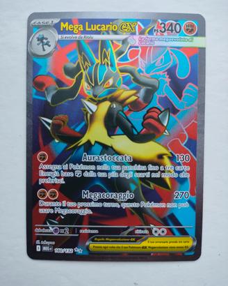 Carta Pokemon - Mega Lucario ex full art
