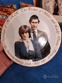 Piatto e campana Carlo e Diana