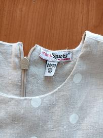 Vestito tg 92 bimba 