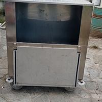 Carrello inox 