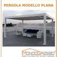 Pergola PLANA telo PVC su misura gazebo tettoia