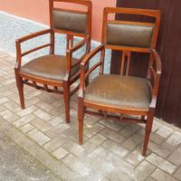 copia di sedie con braccioli 