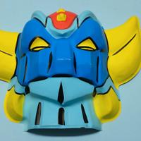 Maschera carnevale vintage Goldrake Ufo Robot 1978