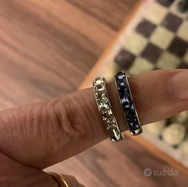 2 anelli Brosway con swarovsky.