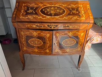 secrétaire / ribalta intarsiata