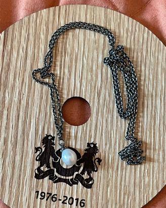 Collana perla bianca Trollbeads