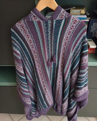 Poncho in lana Alpaca