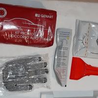 Kit per auto, pronto soccorso, guanti, etilometri