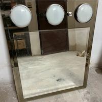 Specchiera vintage specchio Lupi anni 70