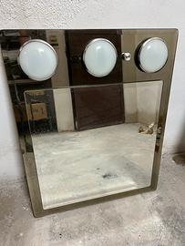 Specchiera vintage specchio Lupi anni 70