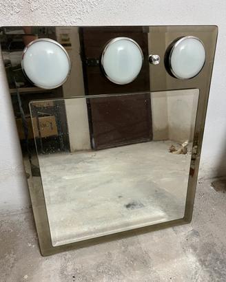 Specchiera vintage specchio Lupi anni 70