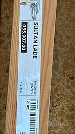 2 letti singoli + 2 reti doghe legno