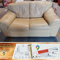 Codice: 269348  DIVANO 2 POSTI IN PELLE COLORE CRE