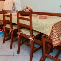 GIROPANCA con cassetti + tavolo +3sedie