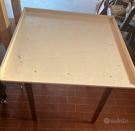 Scrittoio tavolo bambini 63x63x63