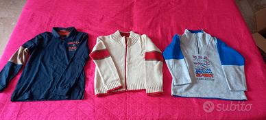 Lotto 10 abiti firmati 9-10 anni bambino 