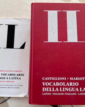 Vocabolario lingua latina