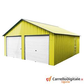 Box cantiere 664x721 due saracinesche giallo