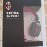 cuffie auricolari A.C.Milan  con microfono