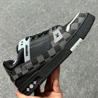Luis Vuitton trainer Black Damier Denim
