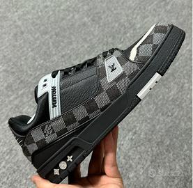 Luis Vuitton trainer Black Damier Denim