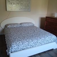 Struttura letto matrimoniale con contenitore 