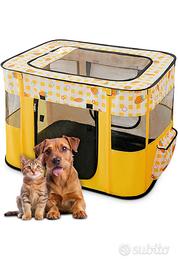 Recinto cuccia per cani pieghevole -box cuccioli