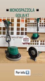 Levigatrice per parquet MONOSPAZZOLA GOLIA KT