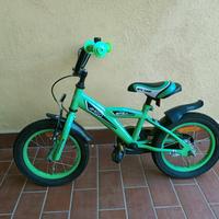 bicicletta bambino 14 pollici con freno a pedale