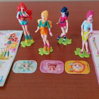 4 personaggi Winx sorpresine Kinder