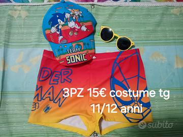 Set mare bambino 11-12 anni 4pz