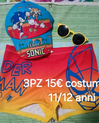Set mare bambino 11-12 anni 4pz